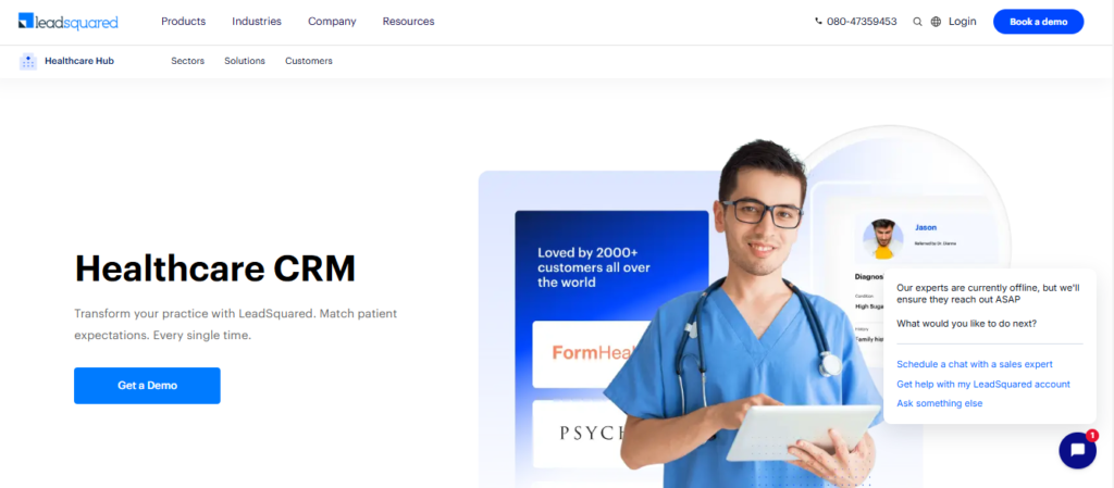 LeadSquared for Healthcare CRM