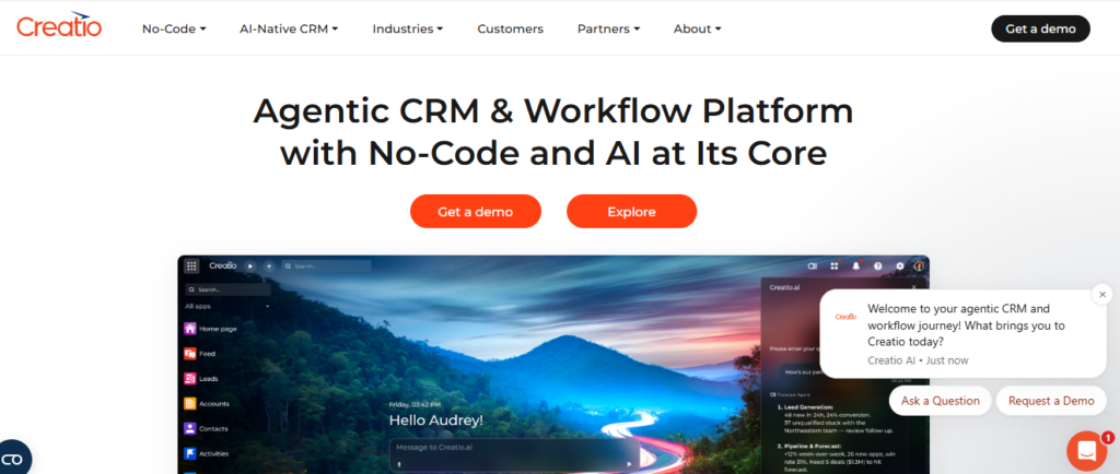 Creatio Healthcare CRM  