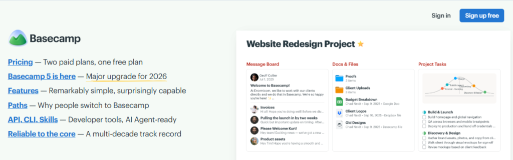 Best Project Management Software in 2026: 12 Top Tools Ranked and Reviewed 10 Basecamp project management tool