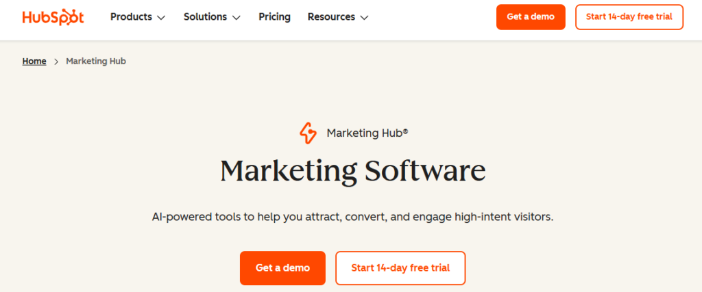 9 Best Marketing Tools for Small Business in 2026 (Expert Picks) 2 HubSpot Marketing Hub – All-in-One CRM and Marketing Platform