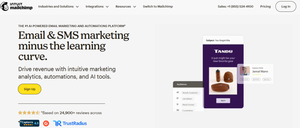 8 Best Marketing Cloud Software Platforms for 2026 (Ranked and Reviewed) 7 mailchimp Marketing Cloud software