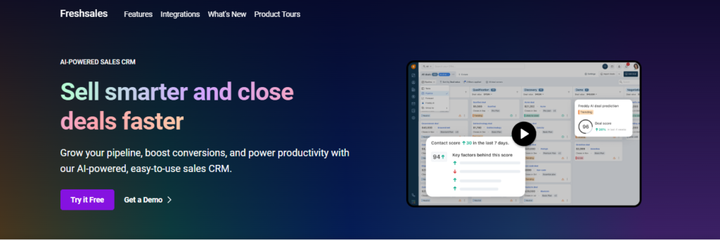 Freshsales (by Freshworks)  CRM