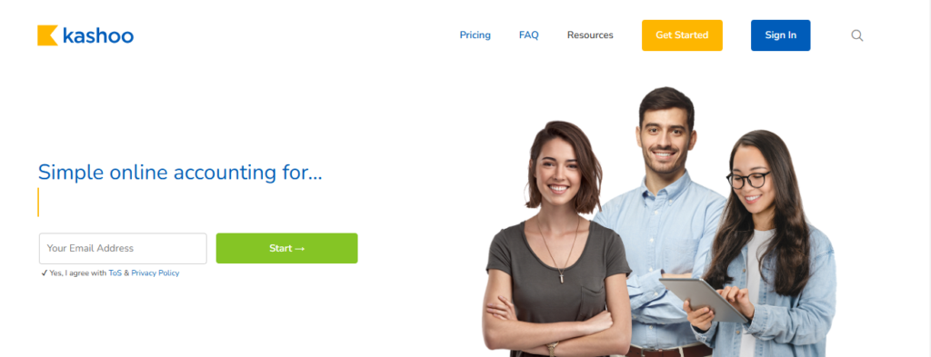 9. Kashoo – Best Ultra-Simple Accounting for Micro-Businesses