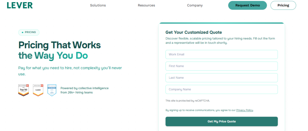 Lever - Best Recruiting Software