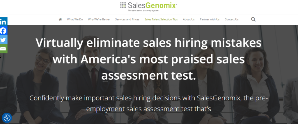 SalesGenomix – DNA-Matched Sales Assessments for Role-Specific Hiring