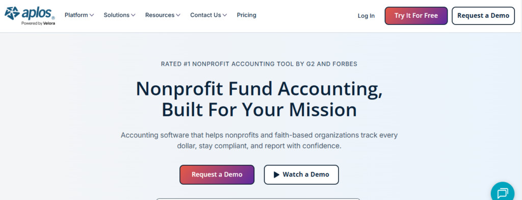 8 Best Accounting Software for Nonprofits in 2026 (Ranked & Reviewed) 2 Aplos — Best Purpose-Built Accounting Software for Small Nonprofits