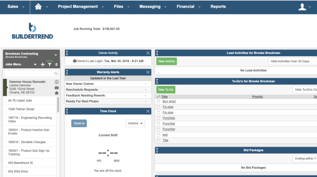 8 Best Project Management Software for Construction in 2026 3 Buildertrend