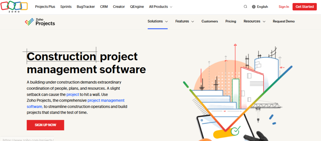 8 Best Project Management Software for Construction in 2026 8 Zoho Projects -construction project management
