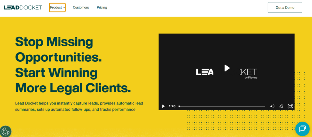  Leaddocket — Best CRM for Personal Injury Law Firms
