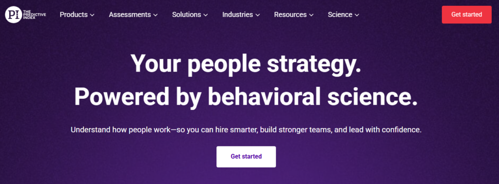 Predictive Index – Behavioral Analytics Built for Sales Performance