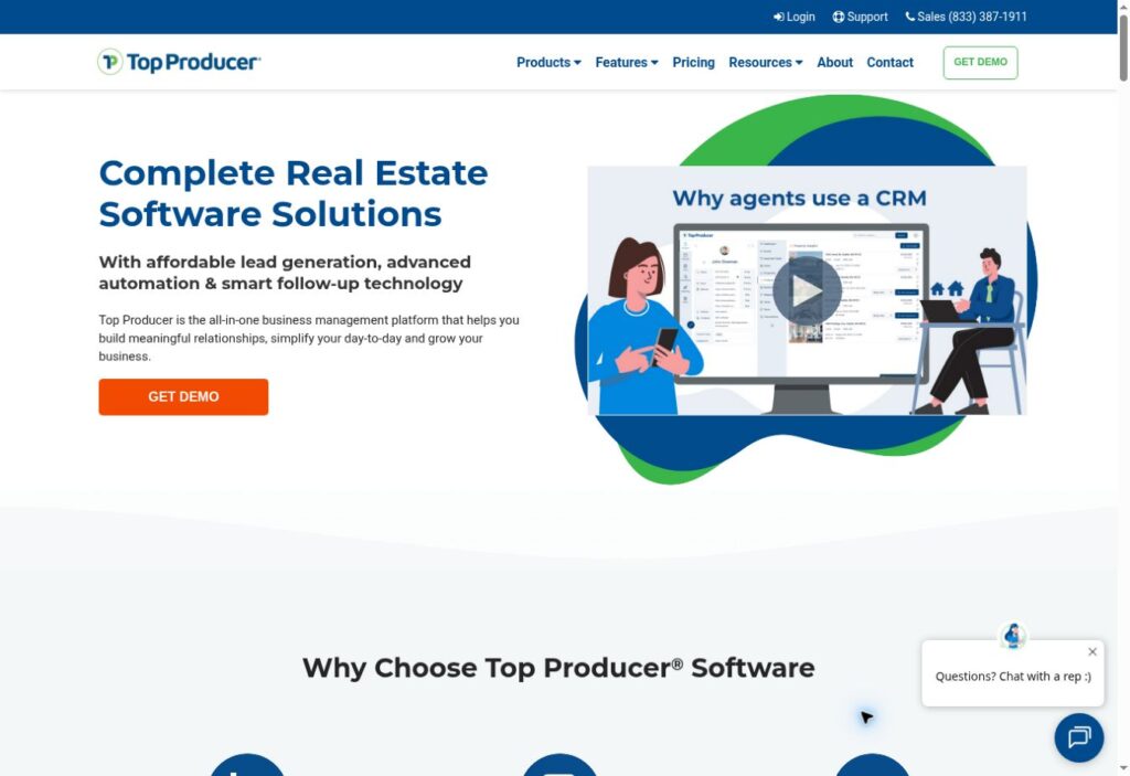10 Best CRM for Real Estate Agents in 2026: A Practical Buying Guide 6 Top Producer — Best for MLS-based client nurture.