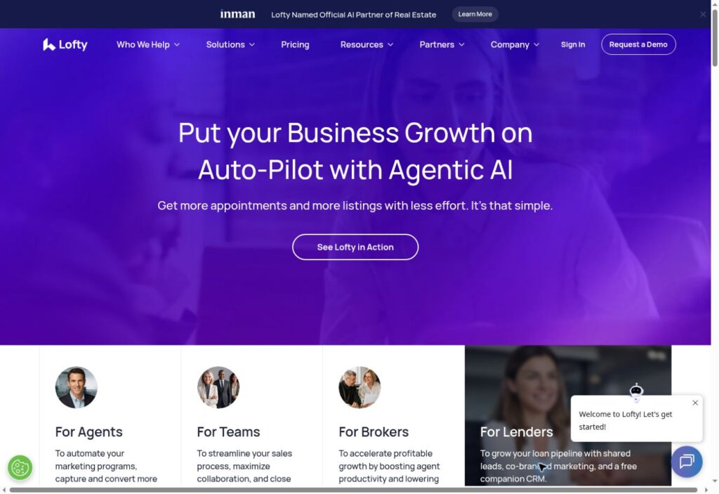 10 Best CRM for Real Estate Agents in 2026: A Practical Buying Guide 4 Lofty — Best for replacing your website and CRM together.
