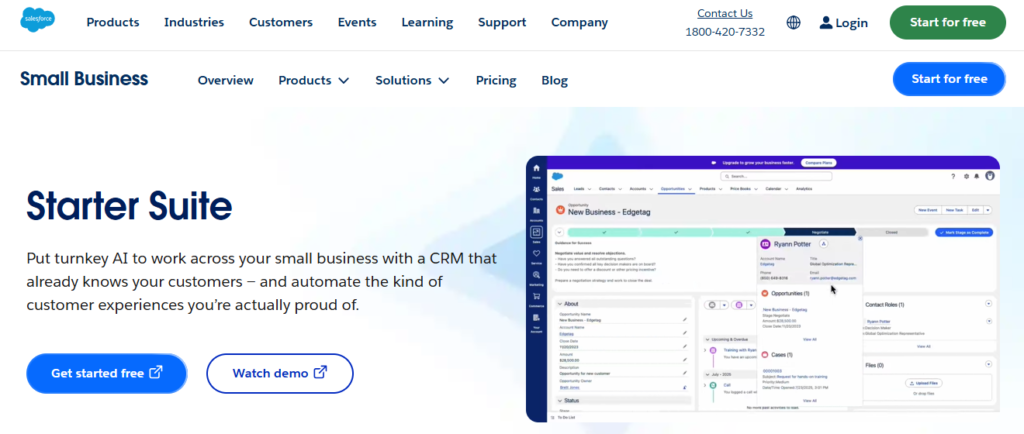 Salesforce Starter Suite crm