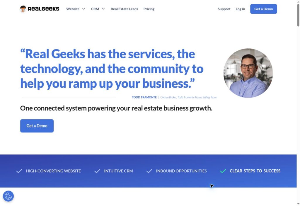 10 Best CRM for Real Estate Agents in 2026: A Practical Buying Guide 5 Real Geeks — Best for a connected IDX website and lead-management setup.