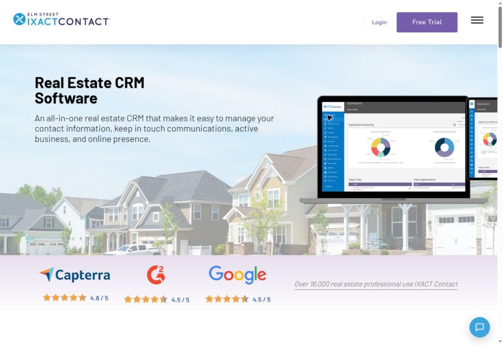 10 Best CRM for Real Estate Agents in 2026: A Practical Buying Guide 7 IXACT Contact — Best for referrals and repeat-client follow-up.